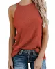 Solid Color Loose Halter-Neck Vest Top