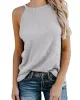 Solid Color Loose Halter-Neck Vest Top