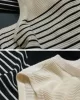 Striped Loose Sleeveless Round-neck Vest Top