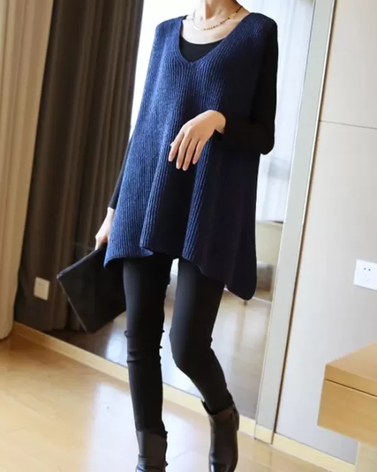 Casual V-Neck Knitting Vest