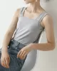 Casual Simple 6 Colors Square-Neck Sleeveless Vest